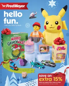 Preview of Fred Meyer weekly ads valid from 09/30/2026
