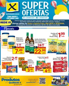 X Supermercados - Ofertas da semana - Pré-Visualização do folheto da loja X Supermercados, válido de 09/10/2026