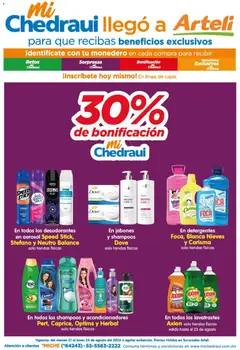 Vista previa de Arteli folleto Mi Chedraui llegó, nuevo folleto de la tienda, válido en México a partir del 21/08/2026