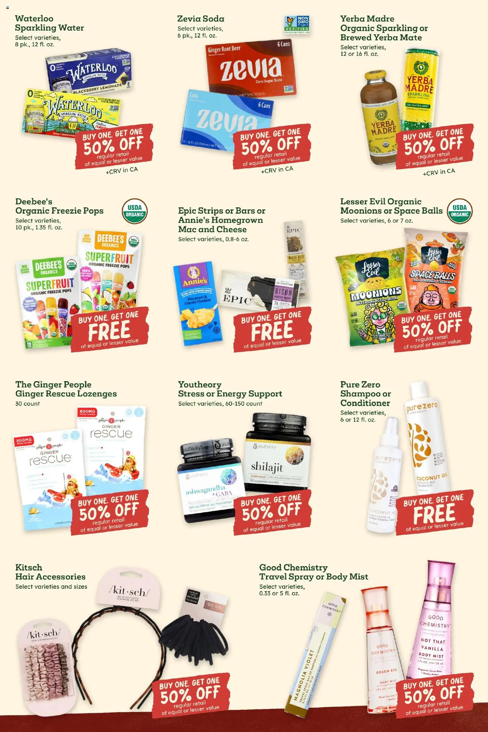 Sprouts Weekly Ad - valid from 20.05.2026 | Page: 7 | Products: Ginger, Shampoo, Conditioner, Onion