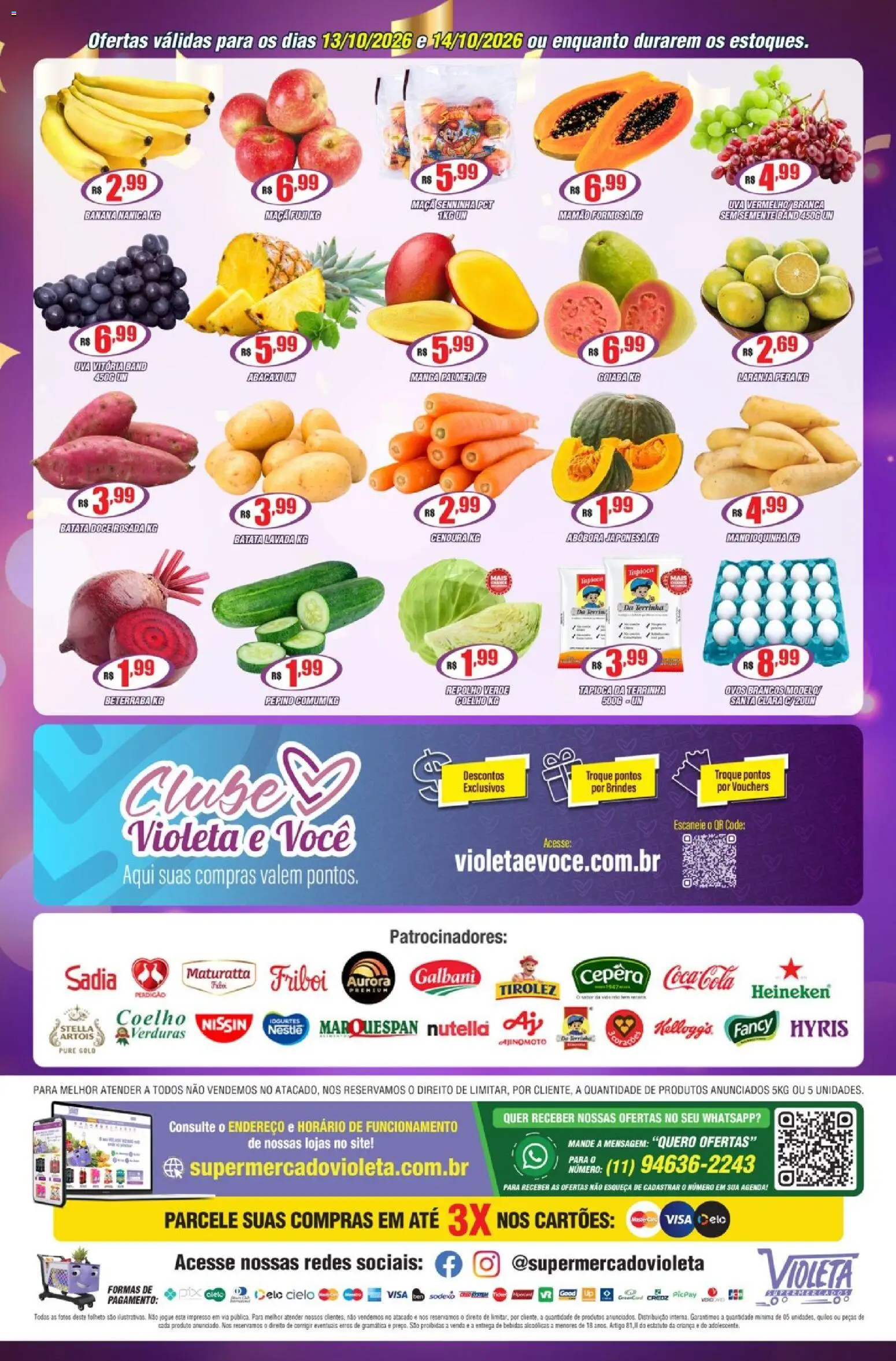 Violeta Supermercados Folheto - válido de 13/10/2026 | Página: 4
