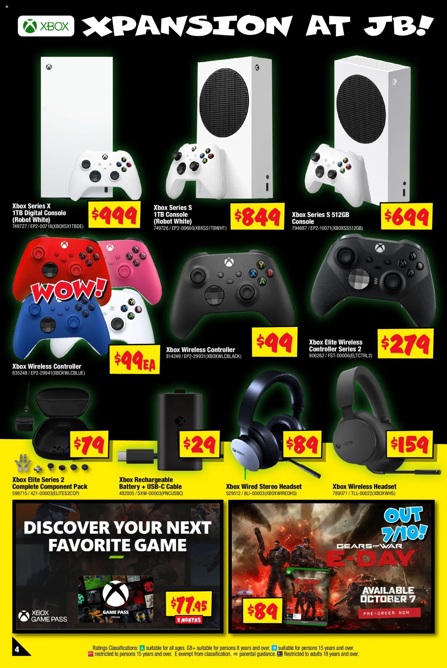 JB Hi-Fi catalogue - valid from 24/09/2026 | Page: 4 | Products: Digital, Cable, Stereo, Robot