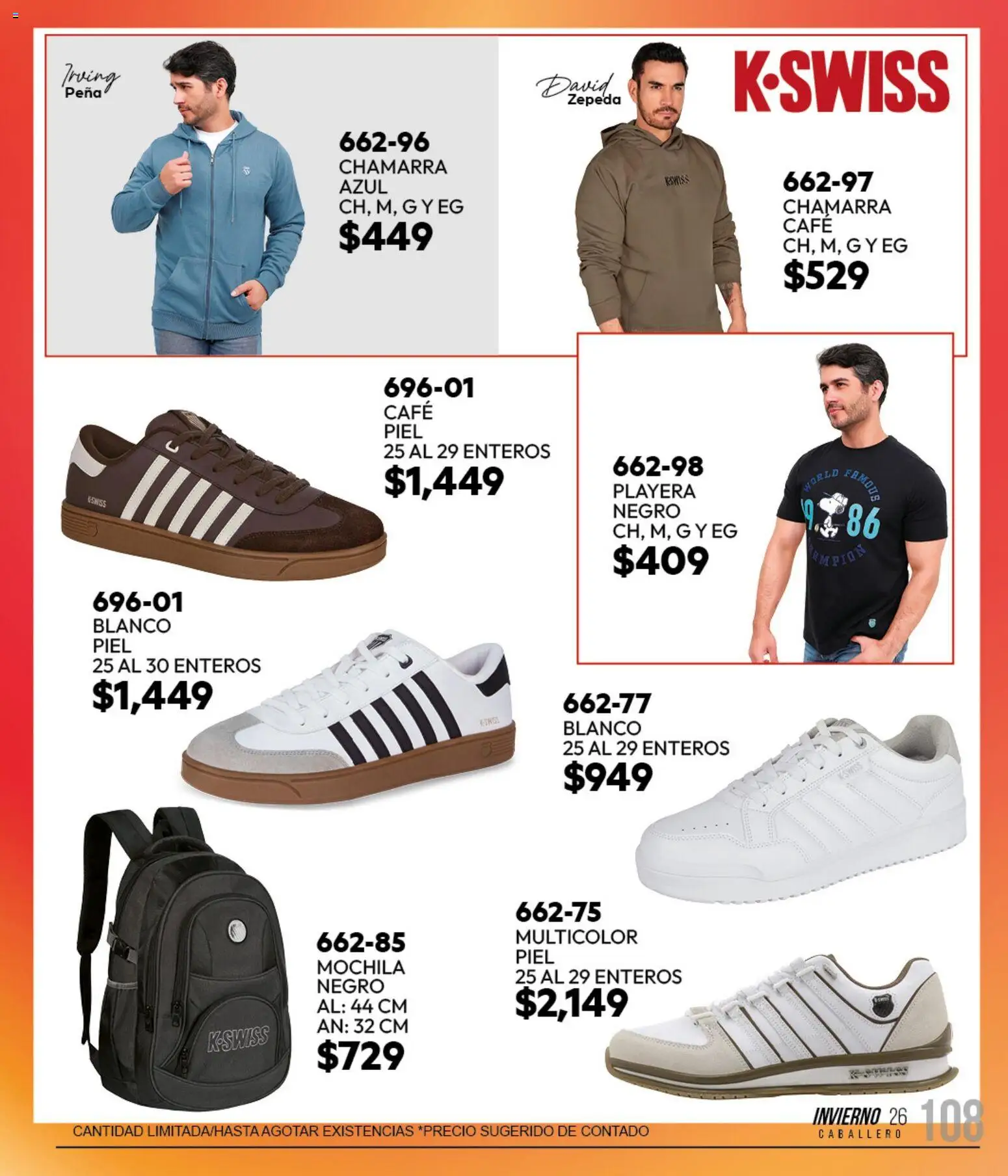 Nuevas ofertas de Cklass válidas en toda la República Mexicana desde el 11/09/2026. ¡Encuentra las mejores ofertas en Cklass catálogo Sportbrands Caballero Invierno! | Página: 123 | Productos: Chamarra, Mochila, Café, Playera