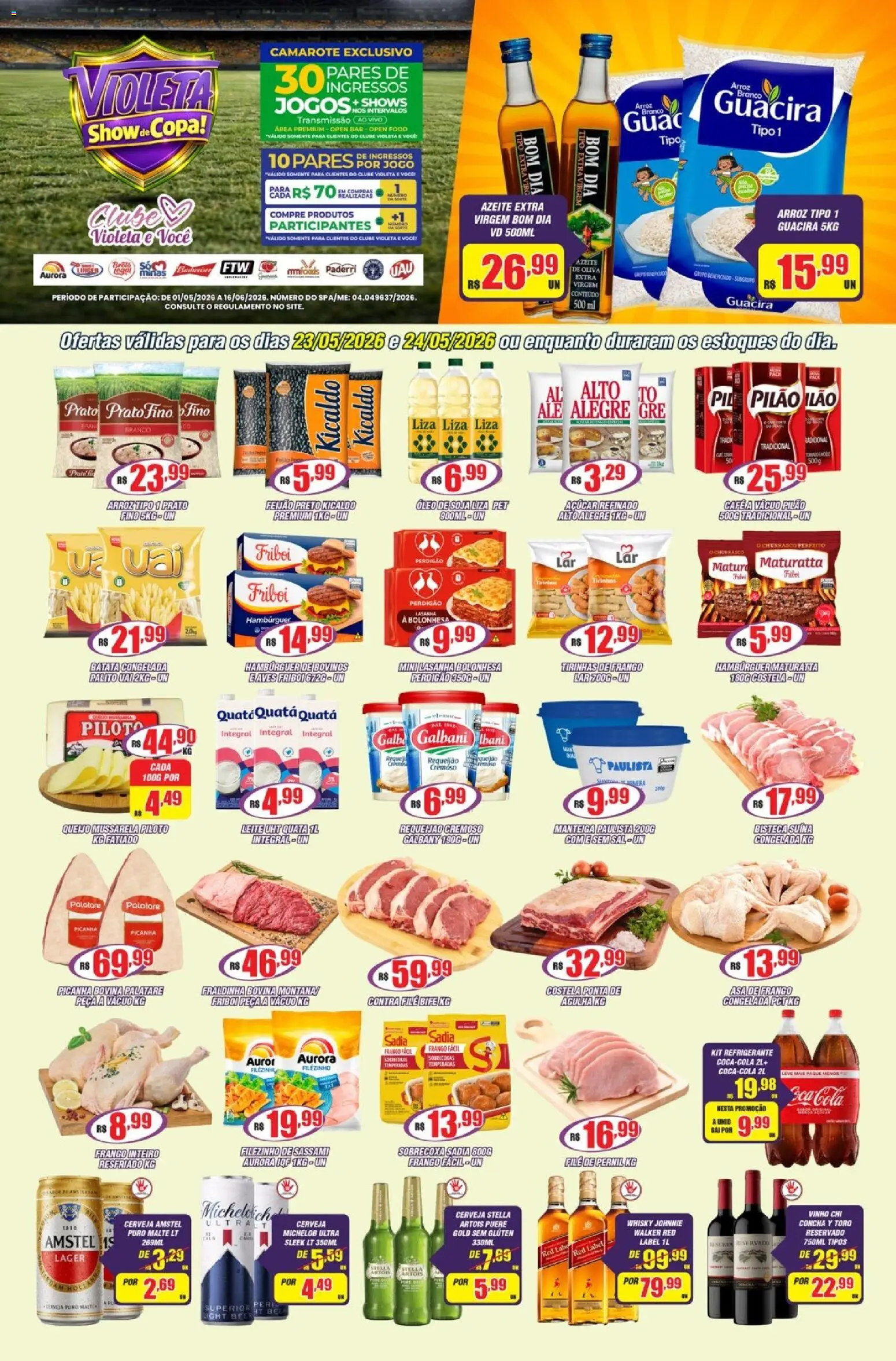 Violeta Supermercados Folheto - válido de 23.05.2026 | Página: 1