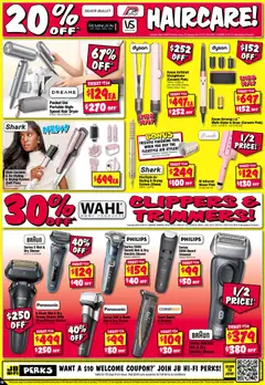 Preview of JB Hi-Fi catalogue Home Appliance Sellout - valid from 30.04.2026 | Page: 12 | Products: Trimmers, Dryer, Electric shaver, Hair dryer