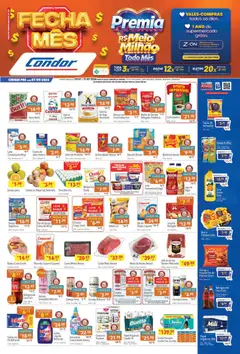 Supermercados Condor ofertas Fecha Mês - Pré-Visualização do folheto da loja Supermercados Condor, válido de 29/07/2026