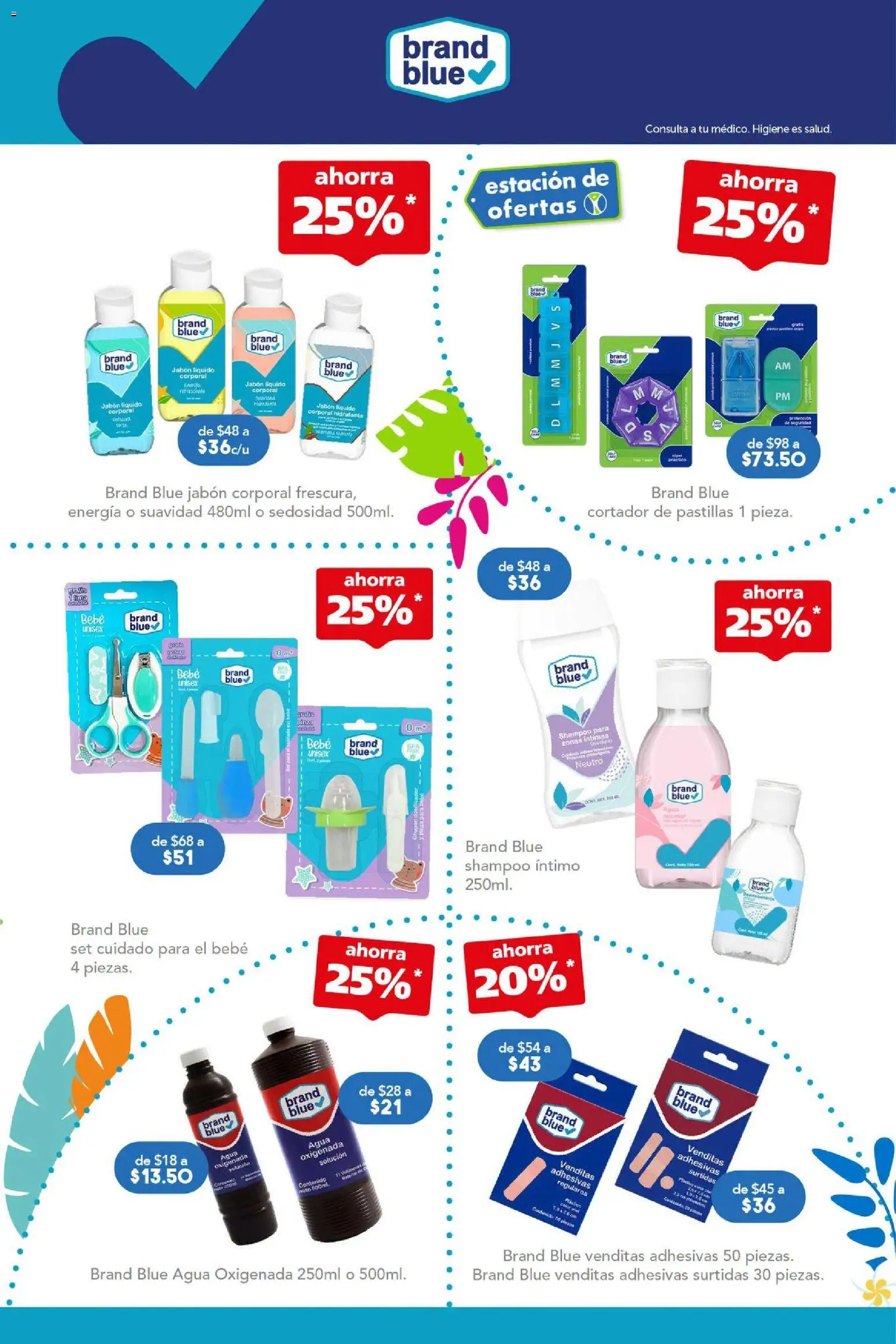 Nuevas ofertas de Farmacia San Pablo válidas en toda la República Mexicana desde el 12/07/2026. ¡Encuentra las mejores ofertas en Farmacia San Pablo catálogo! | Página: 10 | Productos: Jabón líquido, Agua oxigenada, Cortador, Jabón