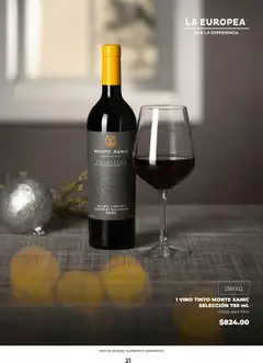 Vista previa de La Europea catálogo, nuevo folleto de la tienda, válido en México a partir del 22.09.2025 | Página: 21 | Productos: Vino
