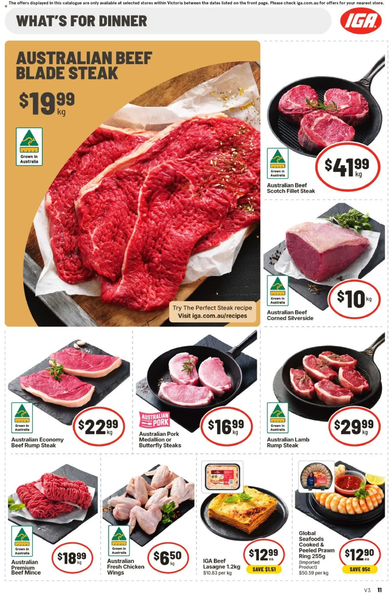 IGA catalogue - valid from 29/07/2026 | Page: 12 | Products: Lamb, Beef, Steak, Scotch
