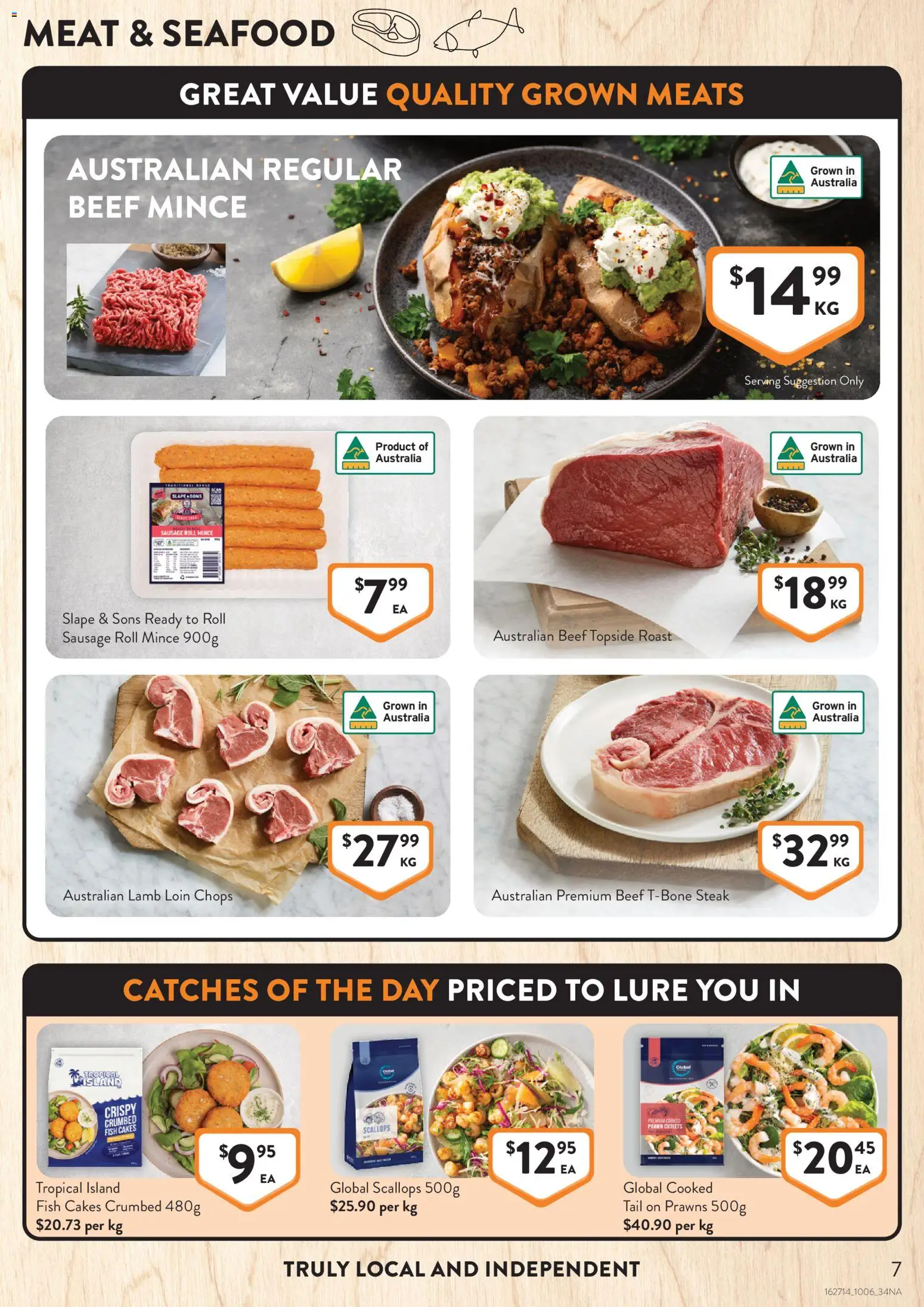 Foodworks catalogue - valid from 03/06/2026 | Page: 7 | Products: Lamb, Beef, Seafood, Sausage