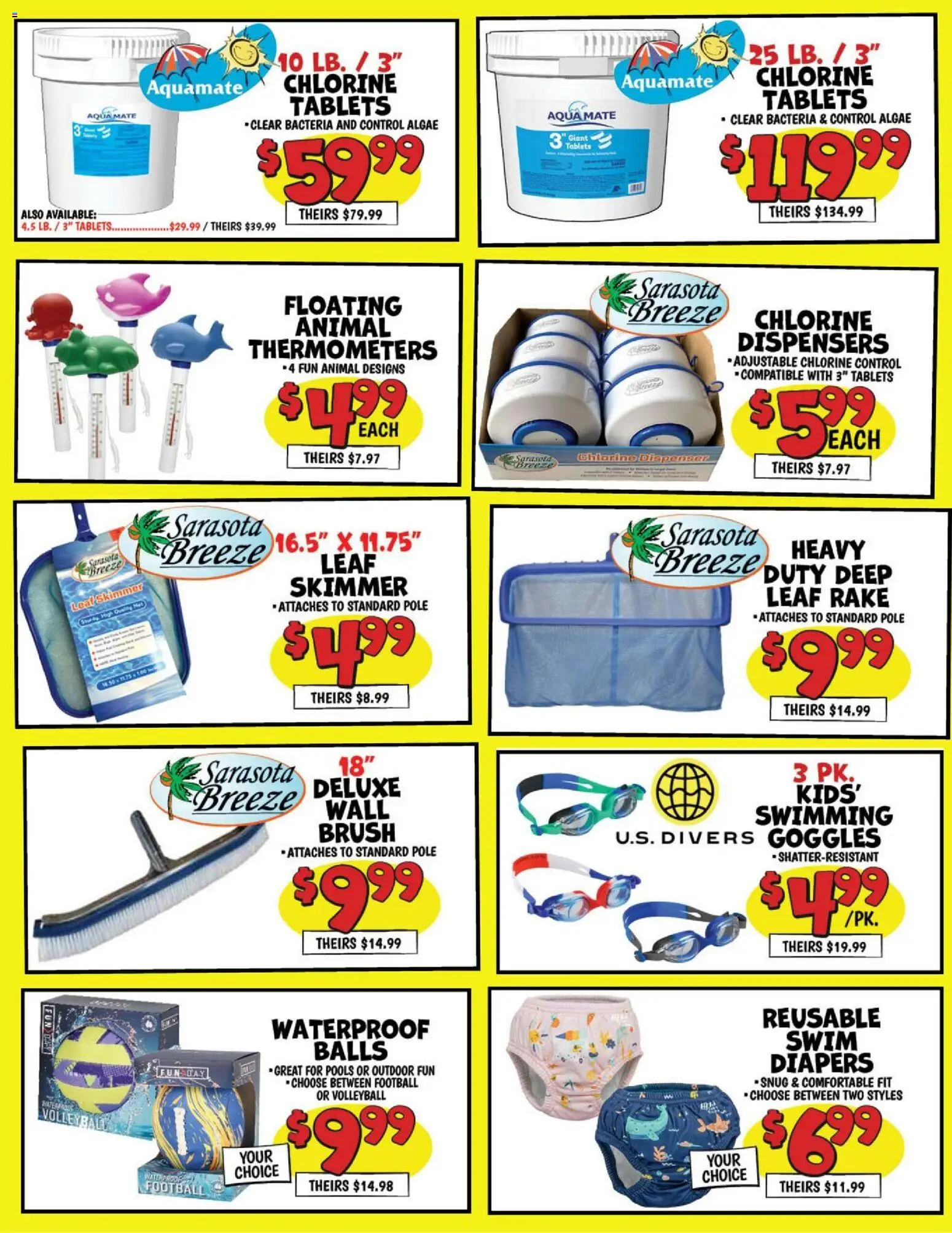 Ollie's Weekly Ad - valid from 05.05.2026 | Page: 2 | Products: Rake, Brush, Peach