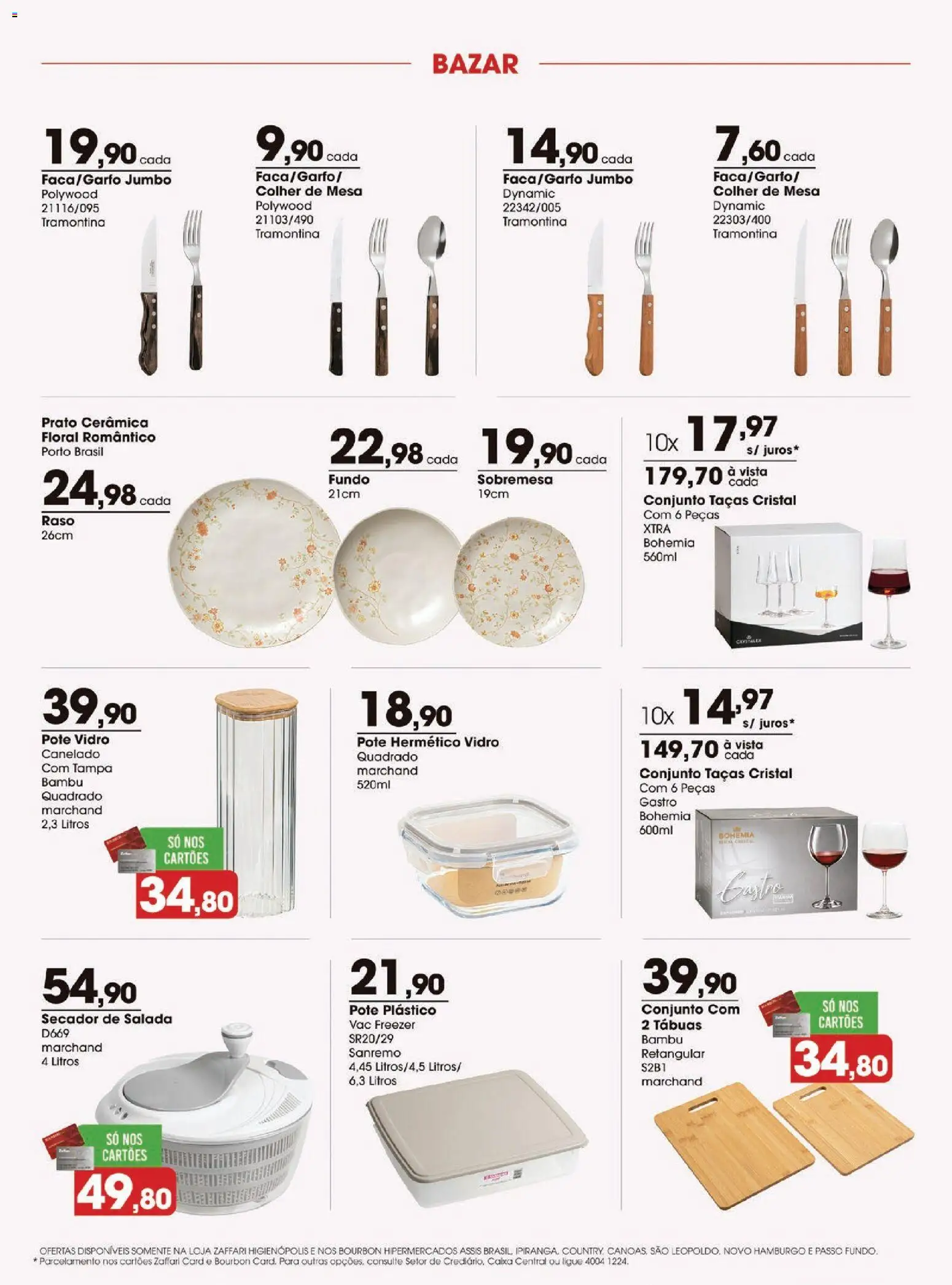Zaffari Folheto - válido de 01/10/2026 | Página: 8 | Produtos: Secador, Freezer, Caixa, Salada