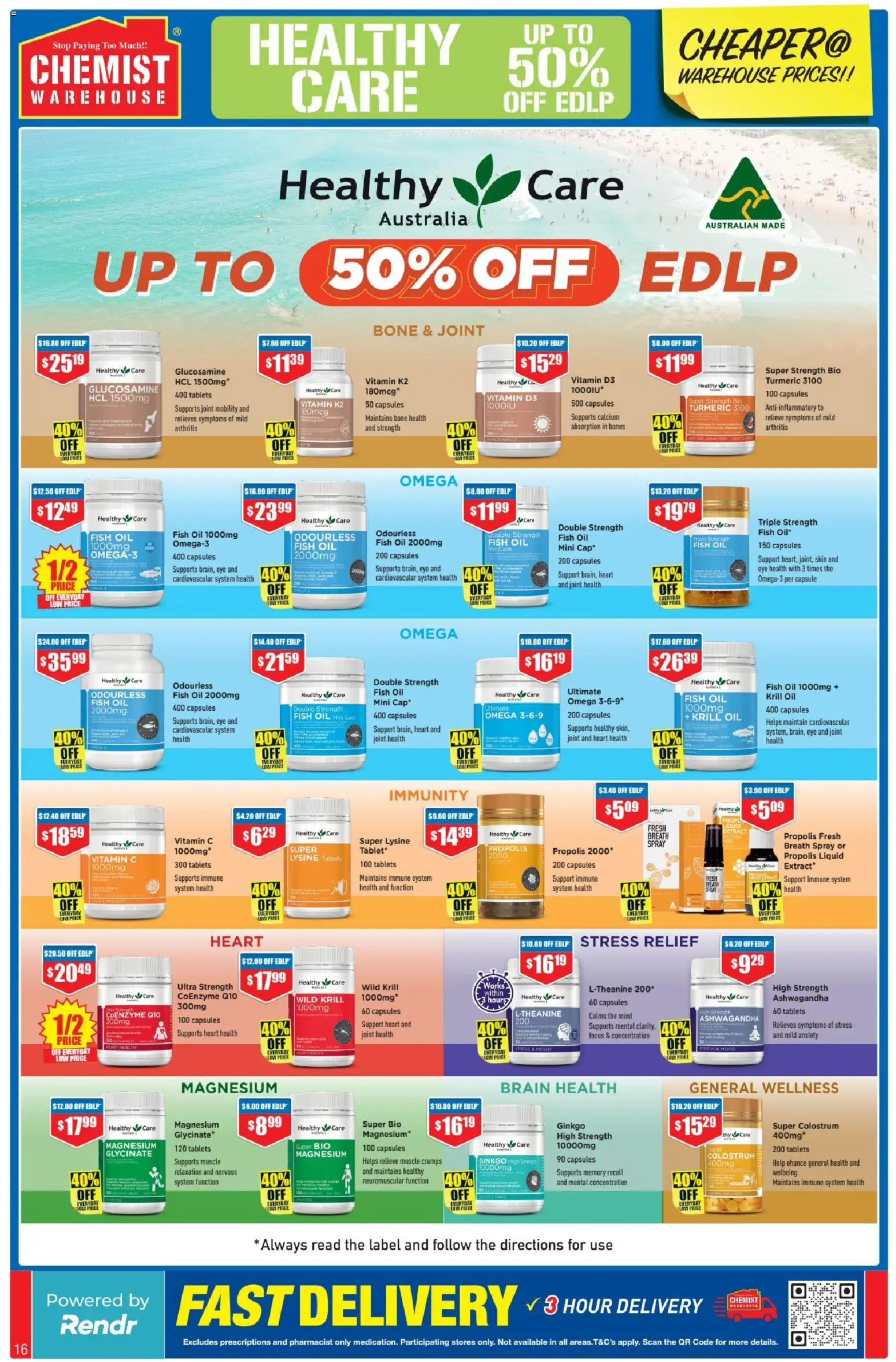 Chemist Warehouse catalogue - valid from 23.04.2026 | Page: 16 | Products: Oil, Fish, Bra, Cap