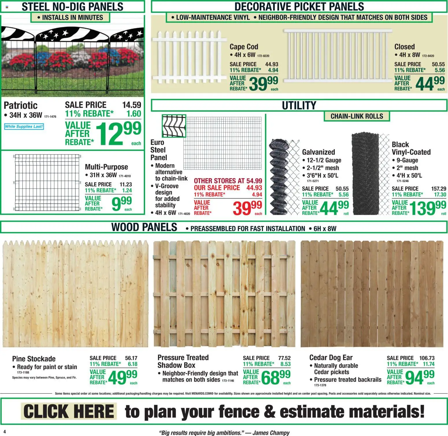 Menards Weekly Ad - valid from 11.06.2026 | Page: 4 | Products: Box