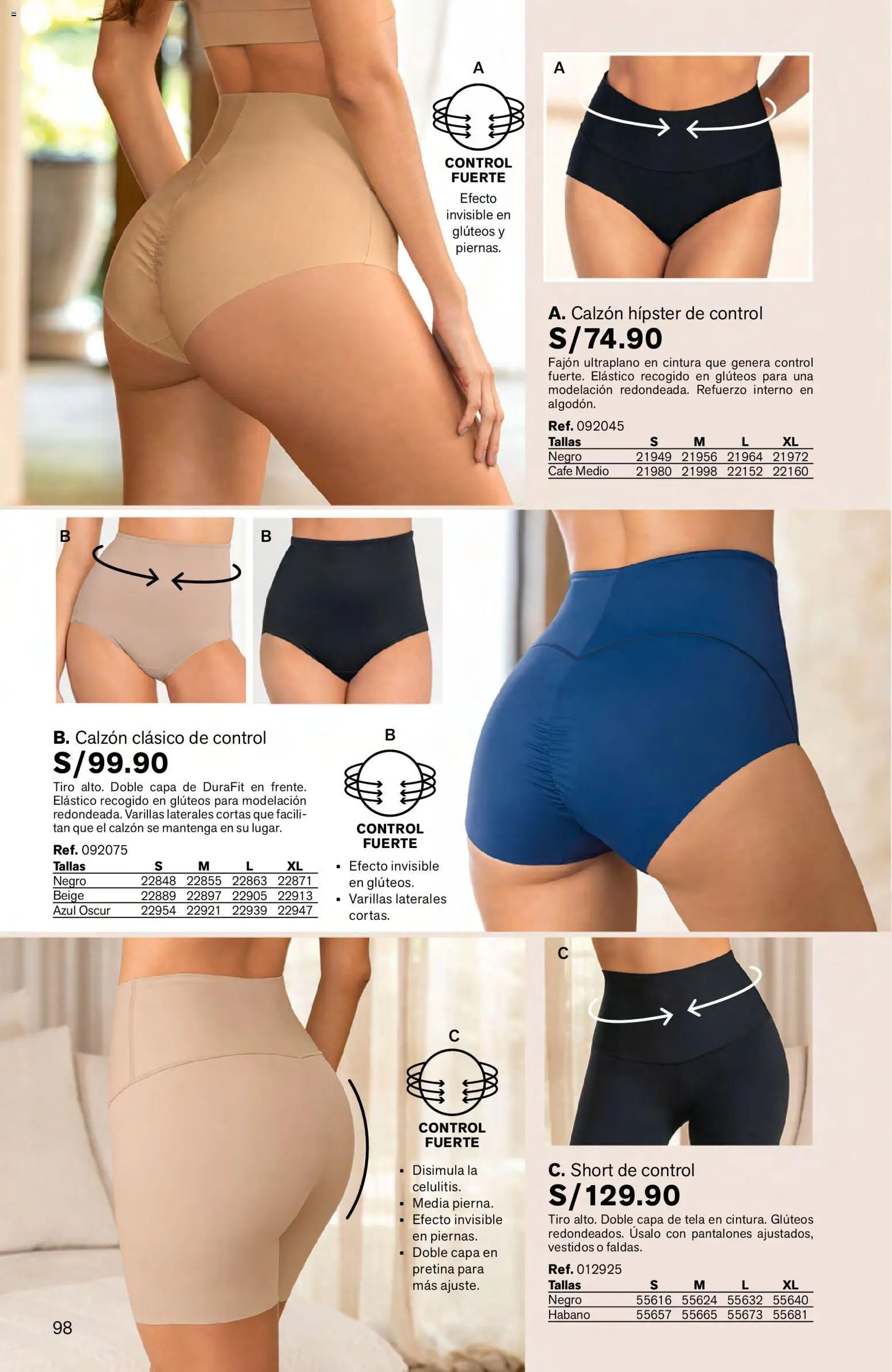 Catálogo Leonisa válido desde 04.06.2026 | Página: 98 | Productos: Café, Pantalones