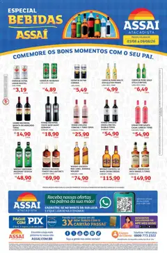 Assaí Atacadista ofertas - PR - Pré-Visualização do folheto da loja Assaí Atacadista, válido de 03/08/2026