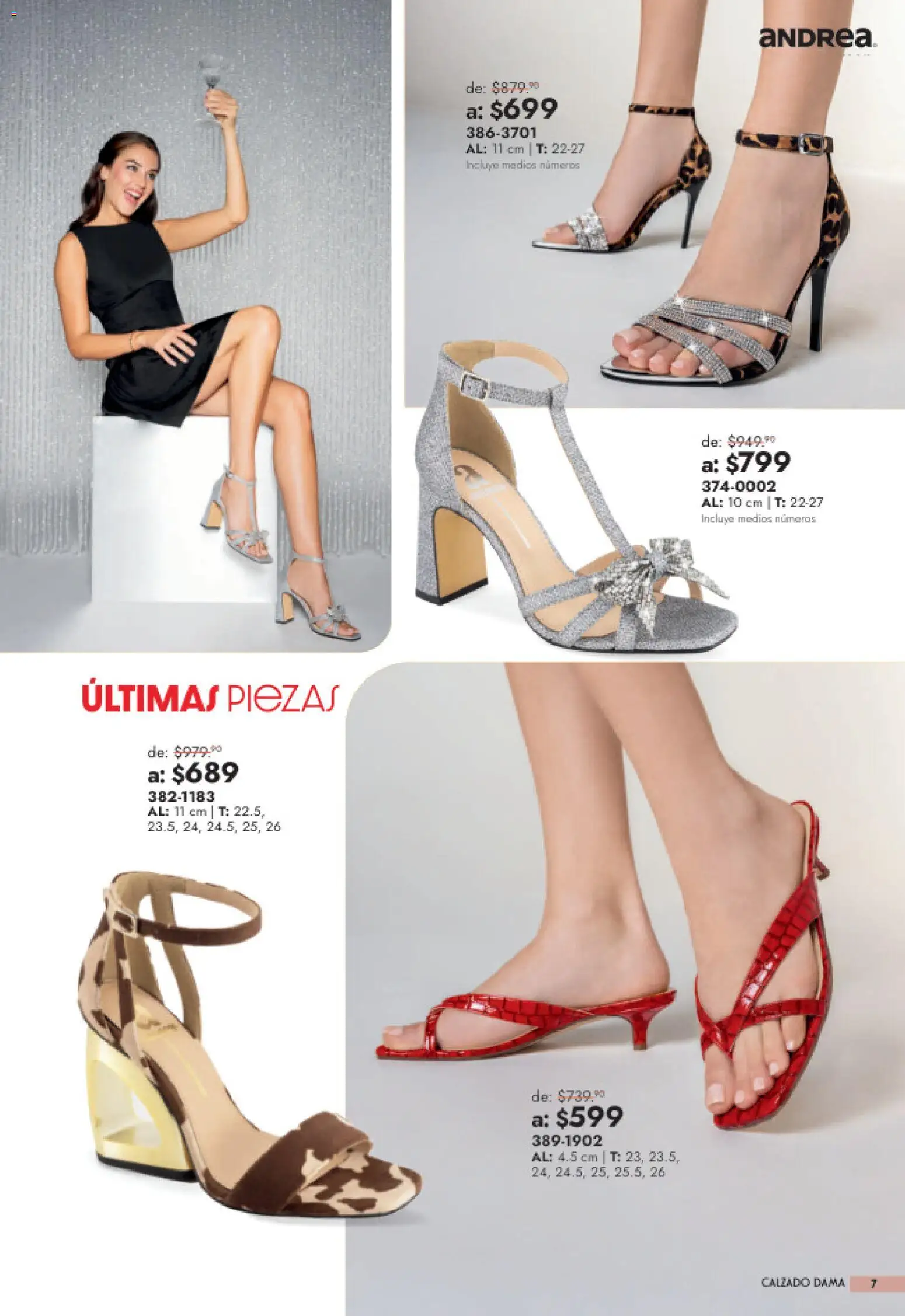 Nuevas ofertas de Andrea válidas en toda la República Mexicana desde el 26/07/2026. ¡Encuentra las mejores ofertas en Andrea catálogo Outlet! | Página: 7