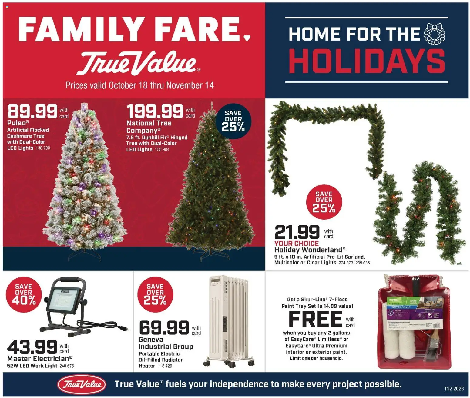 Family Fare True Value Ad - valid from 10/18/2026 | Page: 1