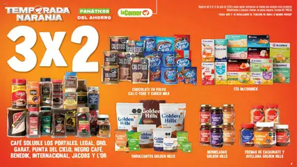 Vista previa de La Comer folleto, nuevo folleto de la tienda, válido en México a partir del 08/07/2026 | Página: 4 | Productos: Azúcar, Cacahuate, Té, Polvo