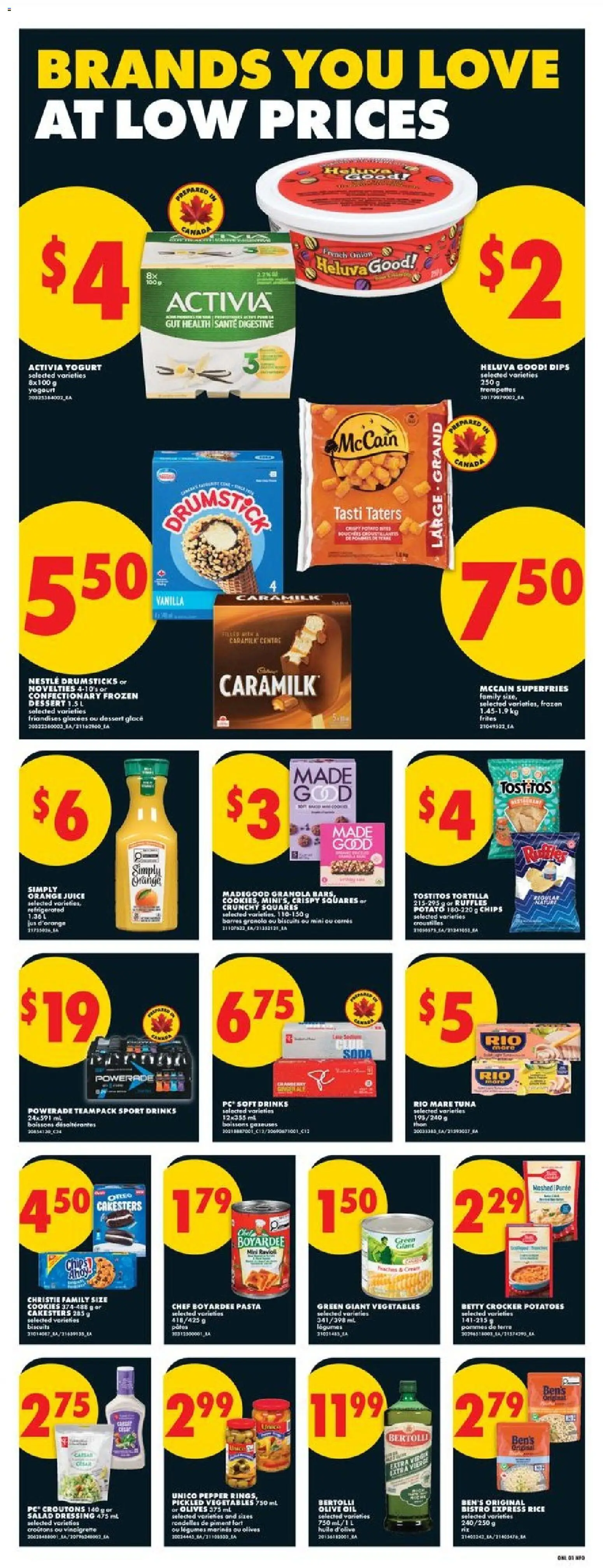 No Frills flyer valid from 16.04.2026 | Page: 6 | Products: Rice, Pasta, Chips, Salad