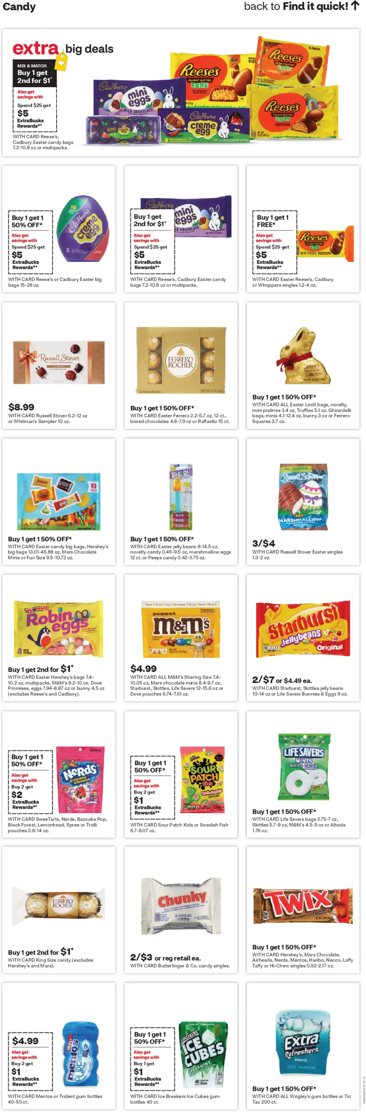 CVS Pharmacy Weekly Ad - MA - valid from 08.03.2026 | Page: 16 | Products: Butter, Eggs, Fish, Gun