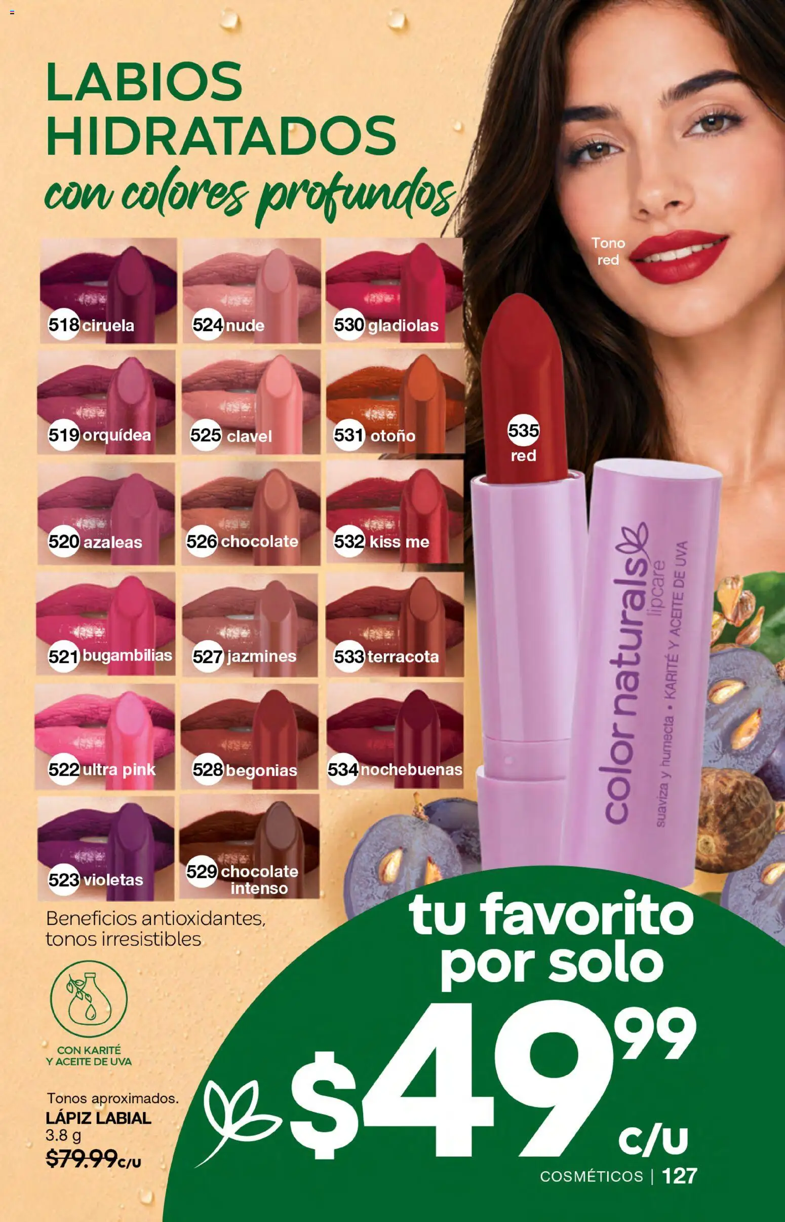 Nuevas ofertas de Fuller válidas en toda la República Mexicana desde el 05/08/2026. ¡Encuentra las mejores ofertas en Fuller campaña 9 2026! | Página: 127 | Productos: Aceite, Chocolate, Orquídea, Lápiz labial