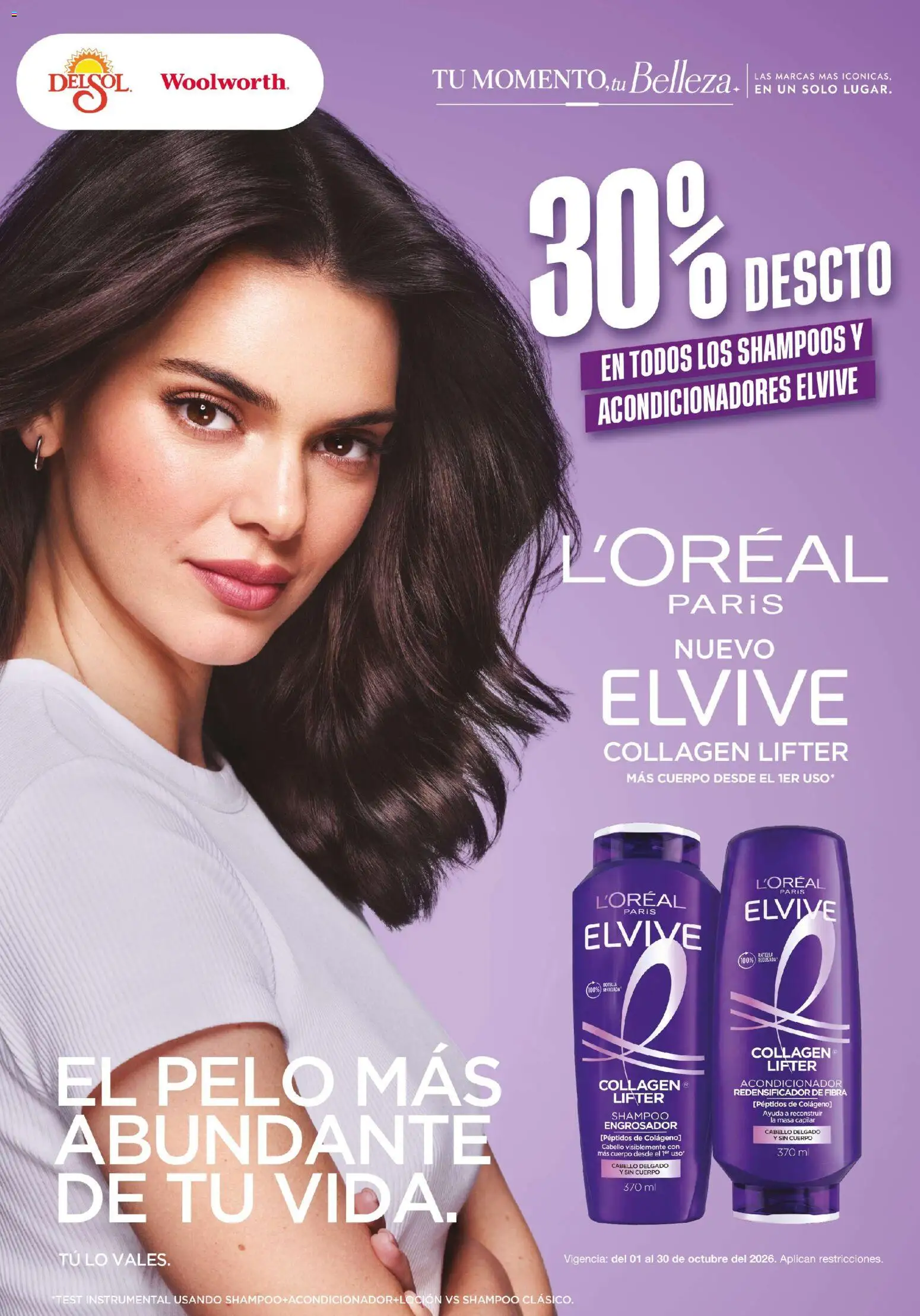Nuevas ofertas de Del Sol y Woolworth válidas en toda la República Mexicana desde el 01/10/2026. ¡Encuentra las mejores ofertas en Del Sol y Woolworth catálogo Tu momento, tu belleza solo! | Página: 1 | Productos: Masa, Shampoo, Acondicionador