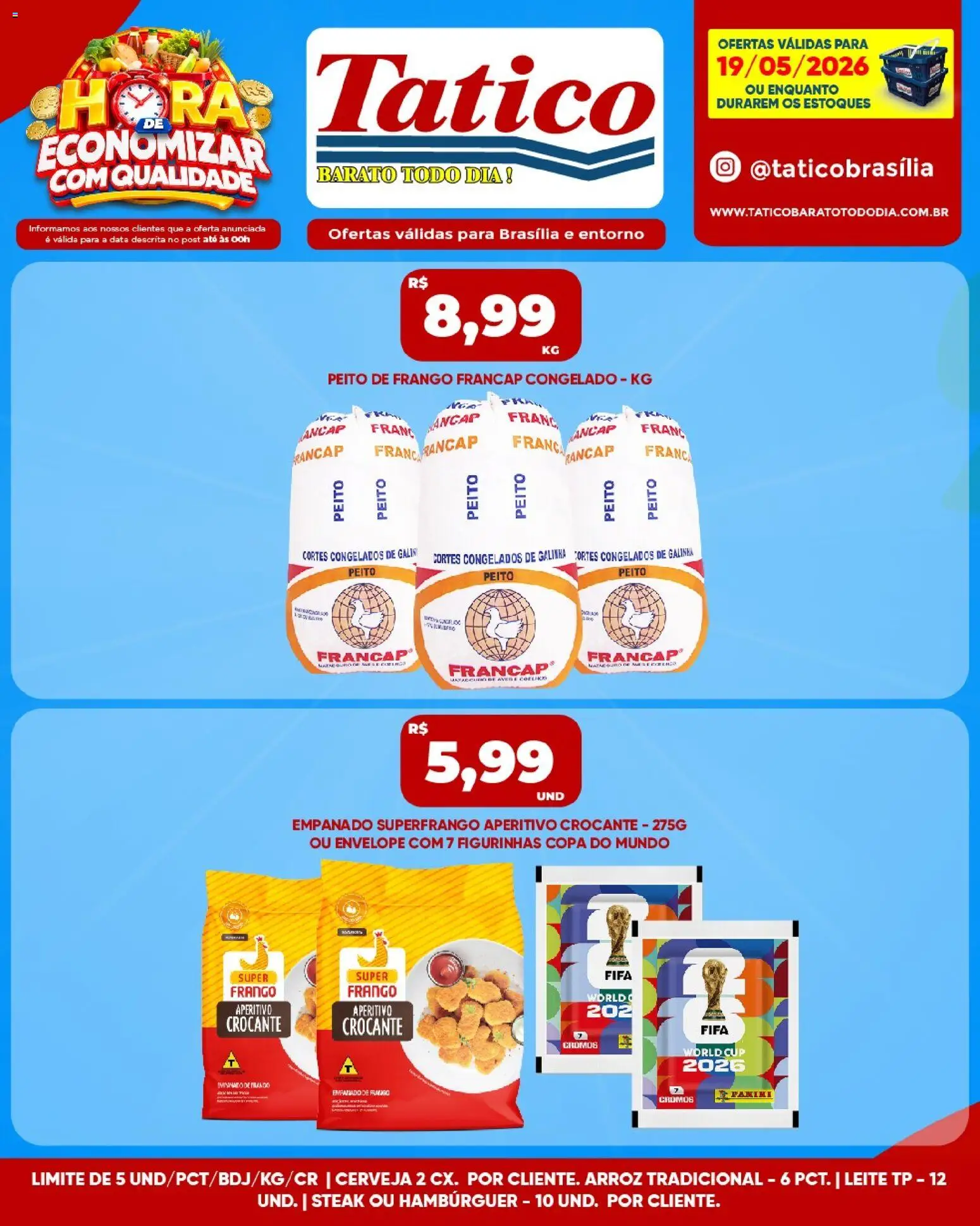 Tatico Folheto - válido de 19.05.2026 | Página: 8 | Produtos: Cerveja, Copa, Envelope, Frango