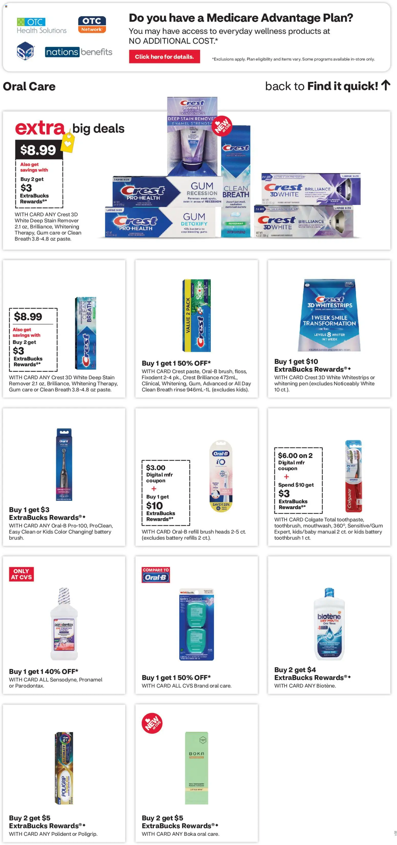 CVS Pharmacy Weekly Ad - MI - valid from 31.05.2026 | Page: 34 | Products: Peppermint, Brush, Toothbrush, Stain remover