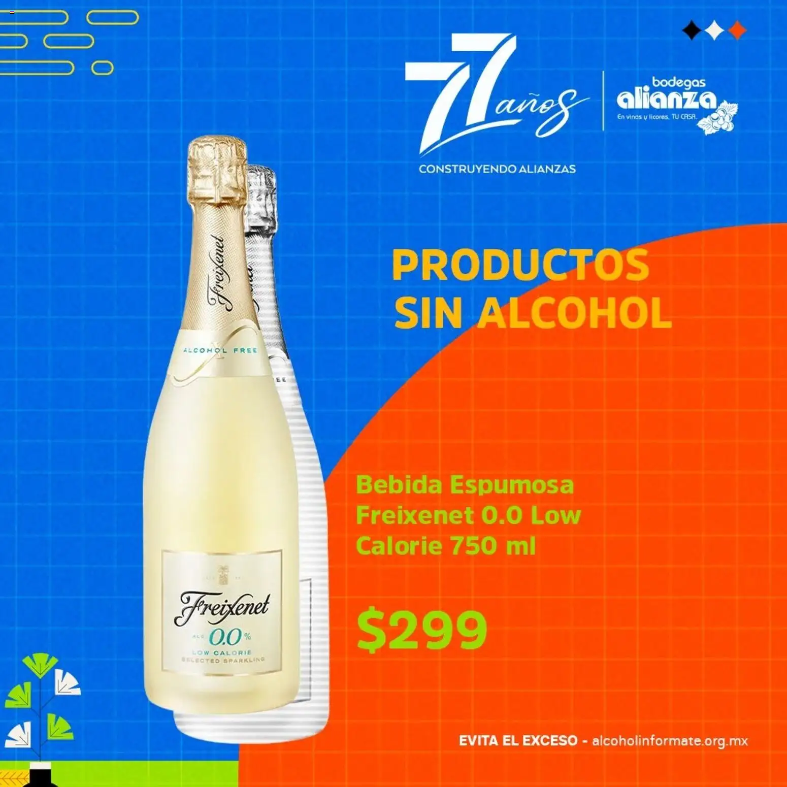 Nuevas ofertas de Bodegas Alianza válidas en toda la República Mexicana desde el 04/10/2026. ¡Encuentra las mejores ofertas en Bodegas Alianza catálogo Productos sin alcohol! | Página: 1