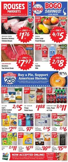 Preview of Rouses weekly ads valid from 06/24/2026