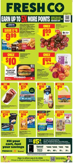 Preview of FreshCo weekly flyer / circulaire from shop FreshCo valid from Jul 9, 2026