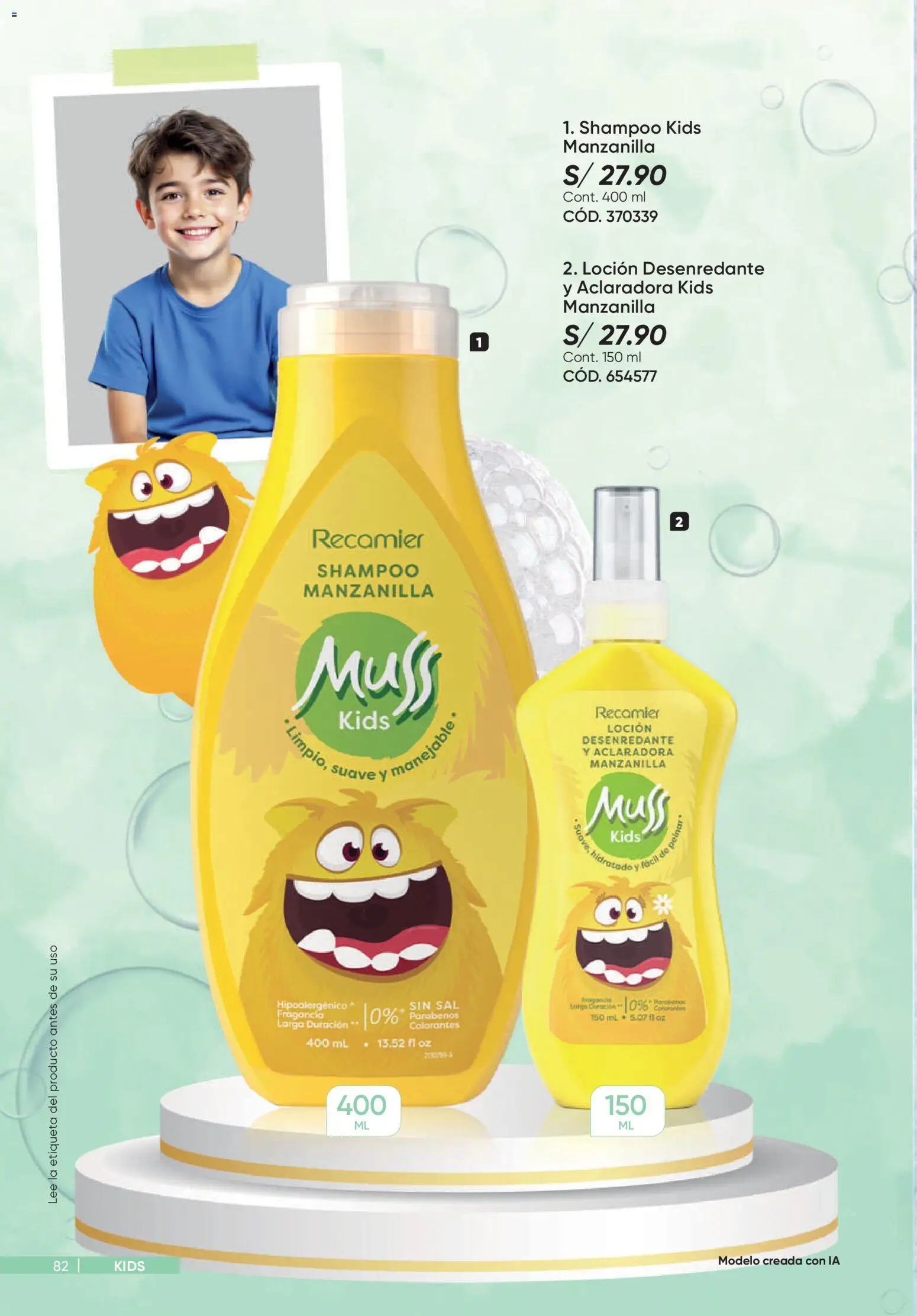 Catálogo Azzorti válido desde 18.05.2026 | Página: 82 | Productos: Shampoo, Fragancia