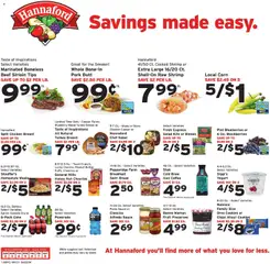 Preview of Hannaford weekly ads valid from 07/31/2026 | Page: 3 | Products: Coffee, Pasta, Chips, Cookies
