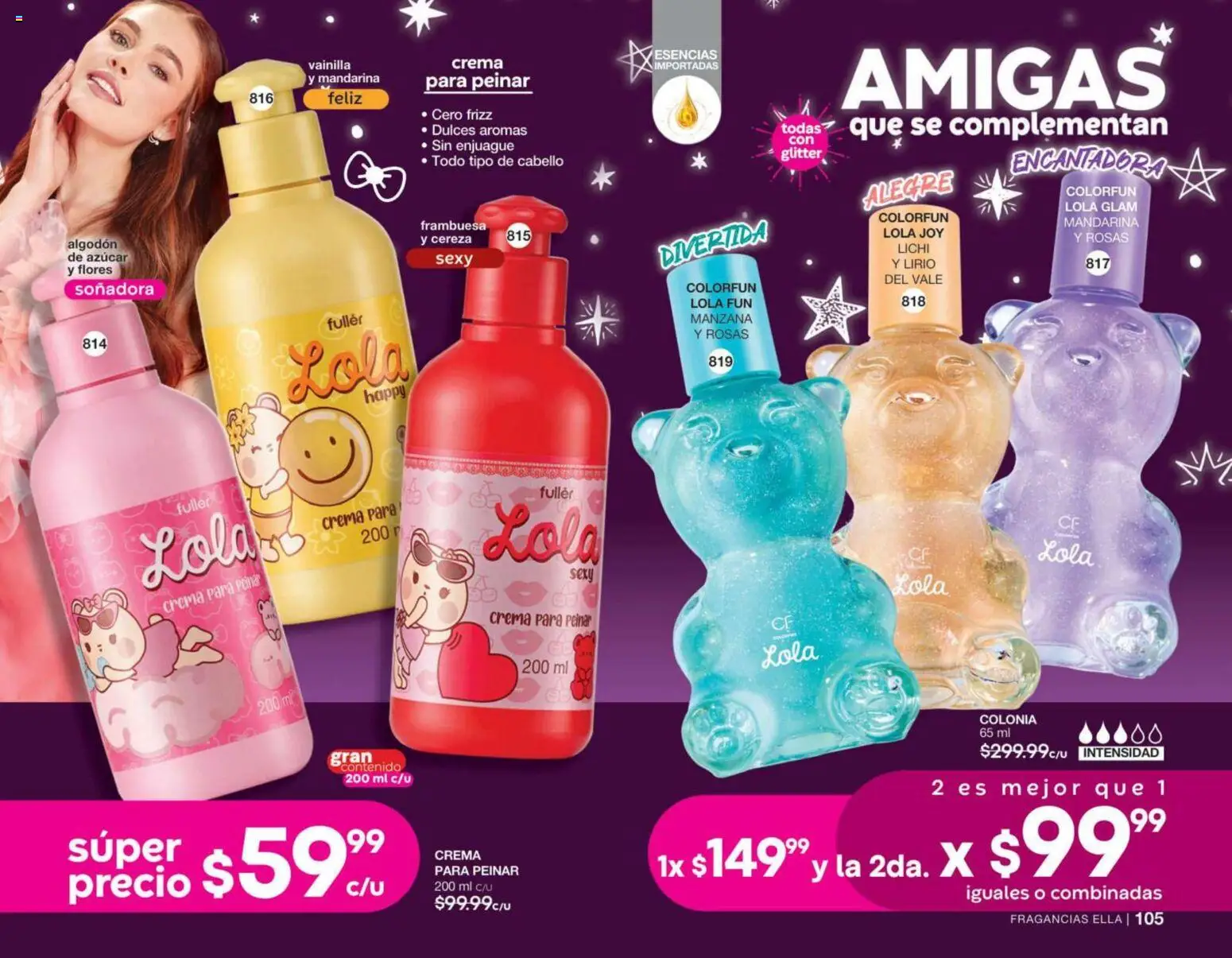 Nuevas ofertas de Fuller válidas en toda la República Mexicana desde el 02/09/2026. ¡Encuentra las mejores ofertas en Fuller campaña 11 2026! | Página: 54 | Productos: Flores, Crema, Glitter, Vainilla