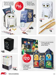 Preview of Kmart catalogue - valid from 17/09/2026 | Page: 25 | Products: Backpack, Notebook