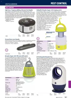 Preview of Jaycar Engineering & Scientific Catalogue 2025/2026  - valid from 09.07.2025 | Page: 561 | Products: Battery, Light, Case, Fan