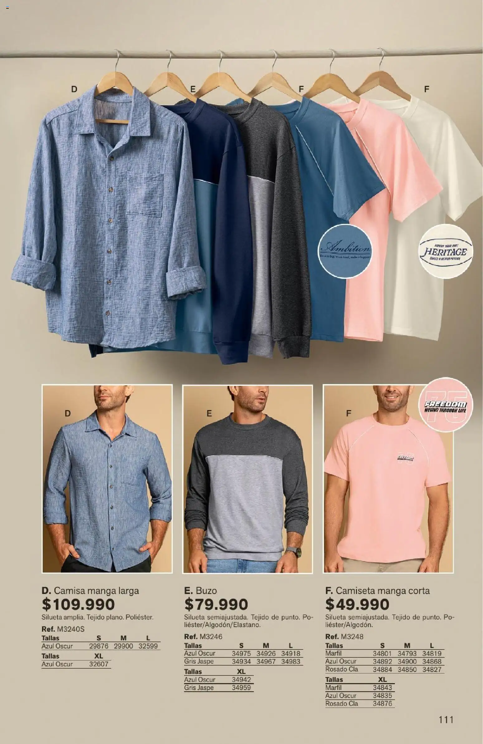 Leonisa revista - valida desde el 04/08/2026 | Página: 111 | Productos: Buzo, Camiseta, Camisa