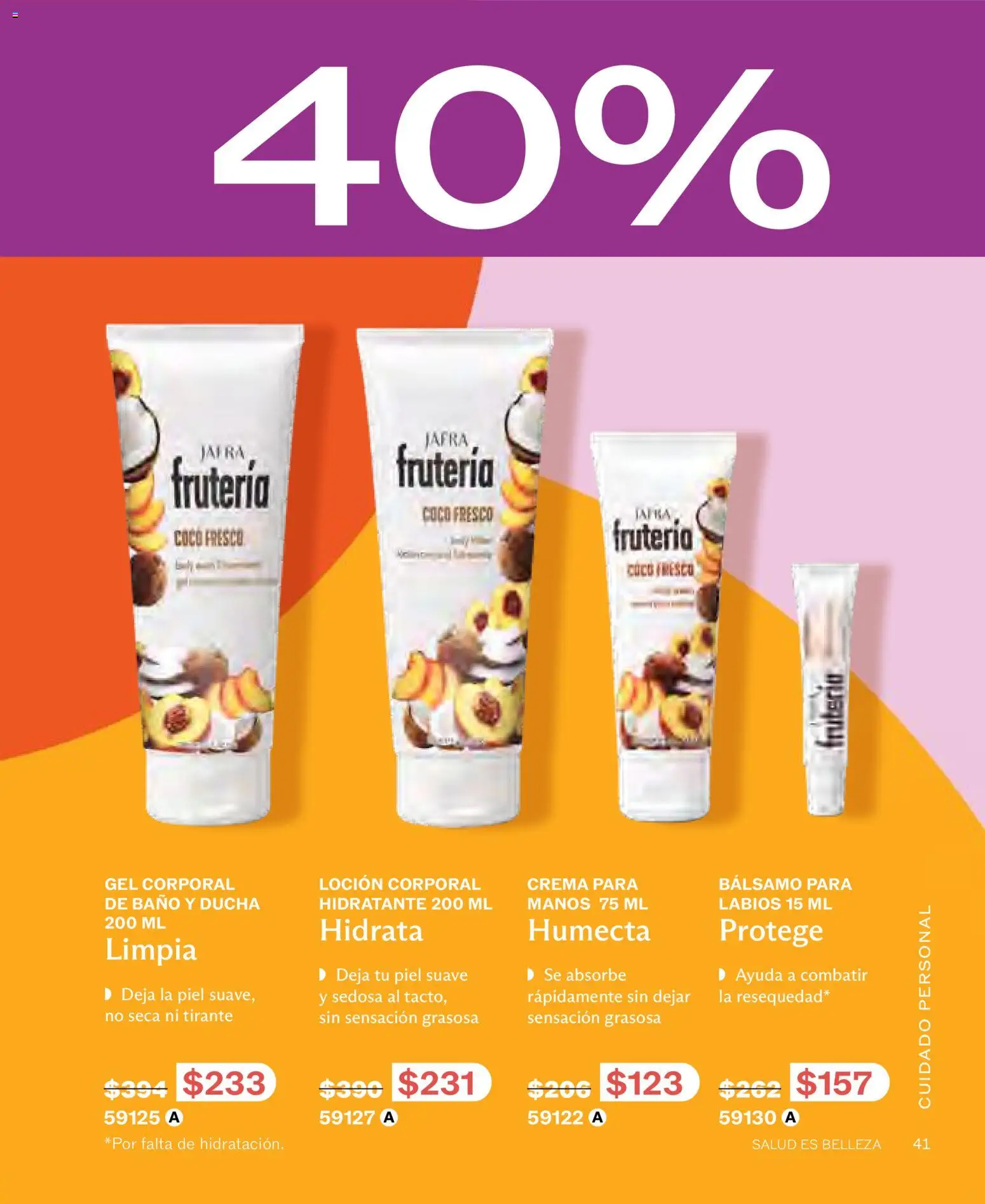 Nuevas ofertas de JAFRA válidas en toda la República Mexicana desde el 01/07/2026. ¡Encuentra las mejores ofertas en JAFRA catálogo! | Página: 41
