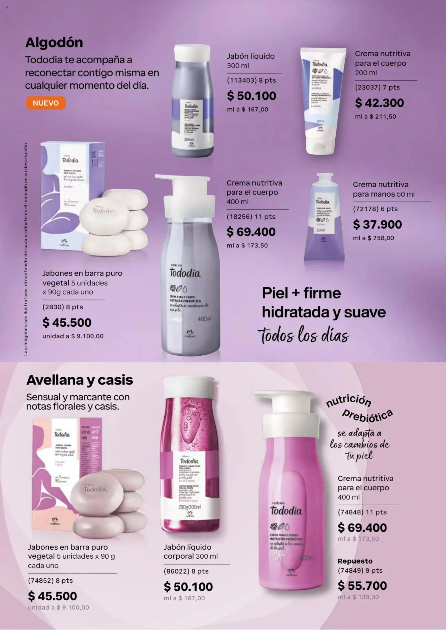 Natura revista - valida desde el 01.04.2026 | Página: 120 | Productos: Té, Crema, Jabón líquido, Jabón