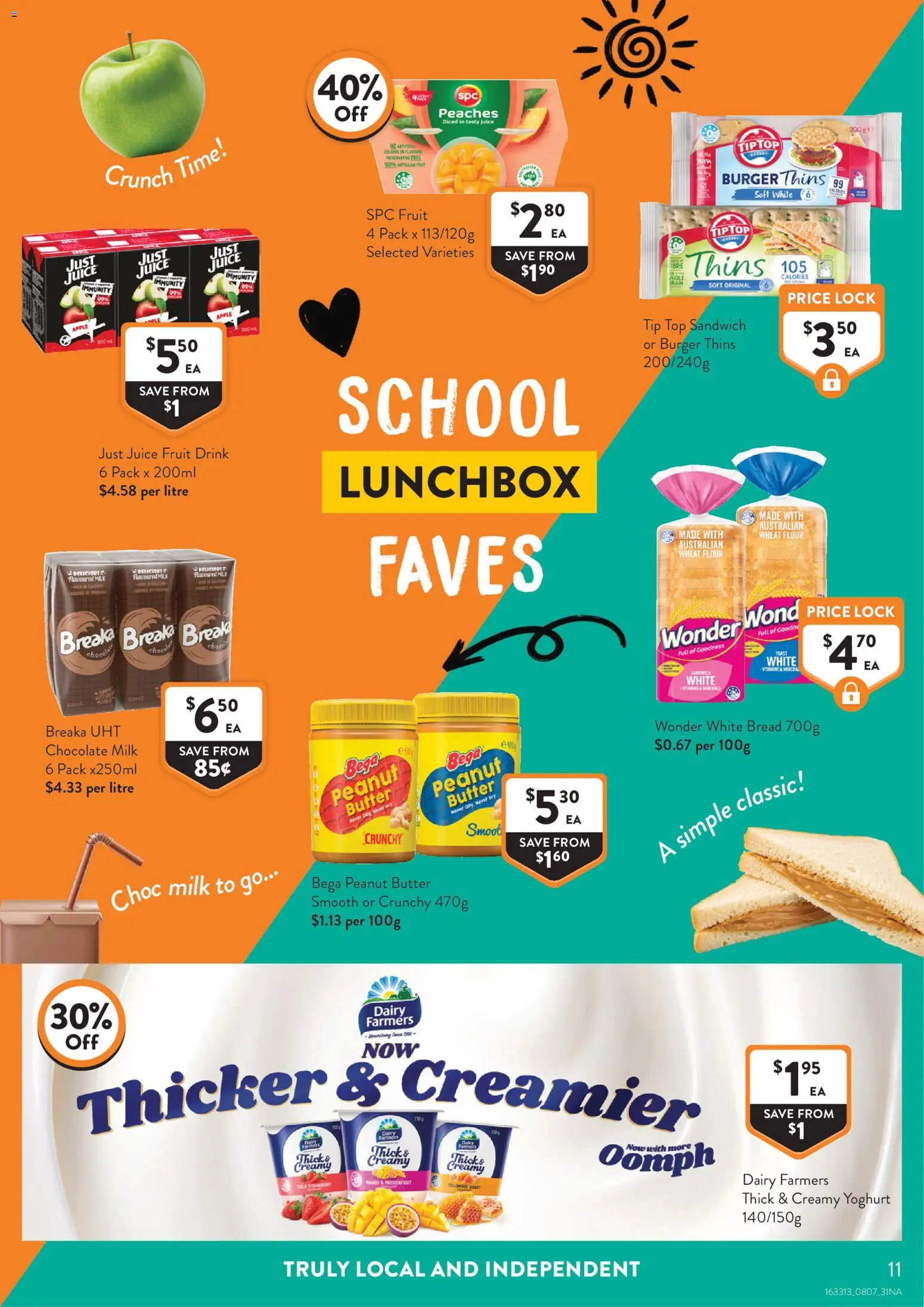 Foodworks catalogue - valid from 08/07/2026 | Page: 11 | Products: Dairy, Yoghurt, Flour, Bread