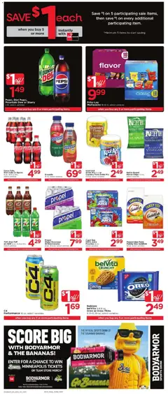 Preview of Cub Foods weekly ads valid from 10.05.2026 | Page: 7 | Products: Vinegar, Bananas, Chips, Salt