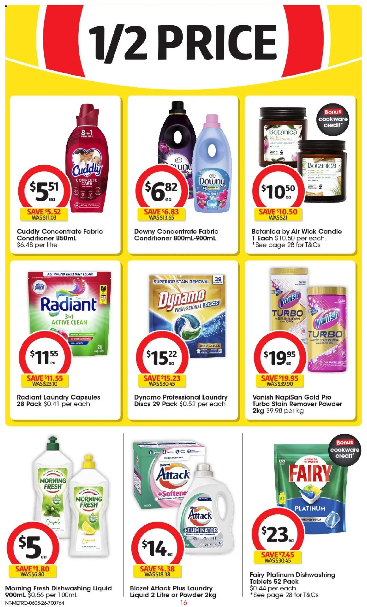 Coles catalogue - valid from 06.05.2026 | Page: 17 | Products: Conditioner, Cookware, Antiperspirant, Toothpaste