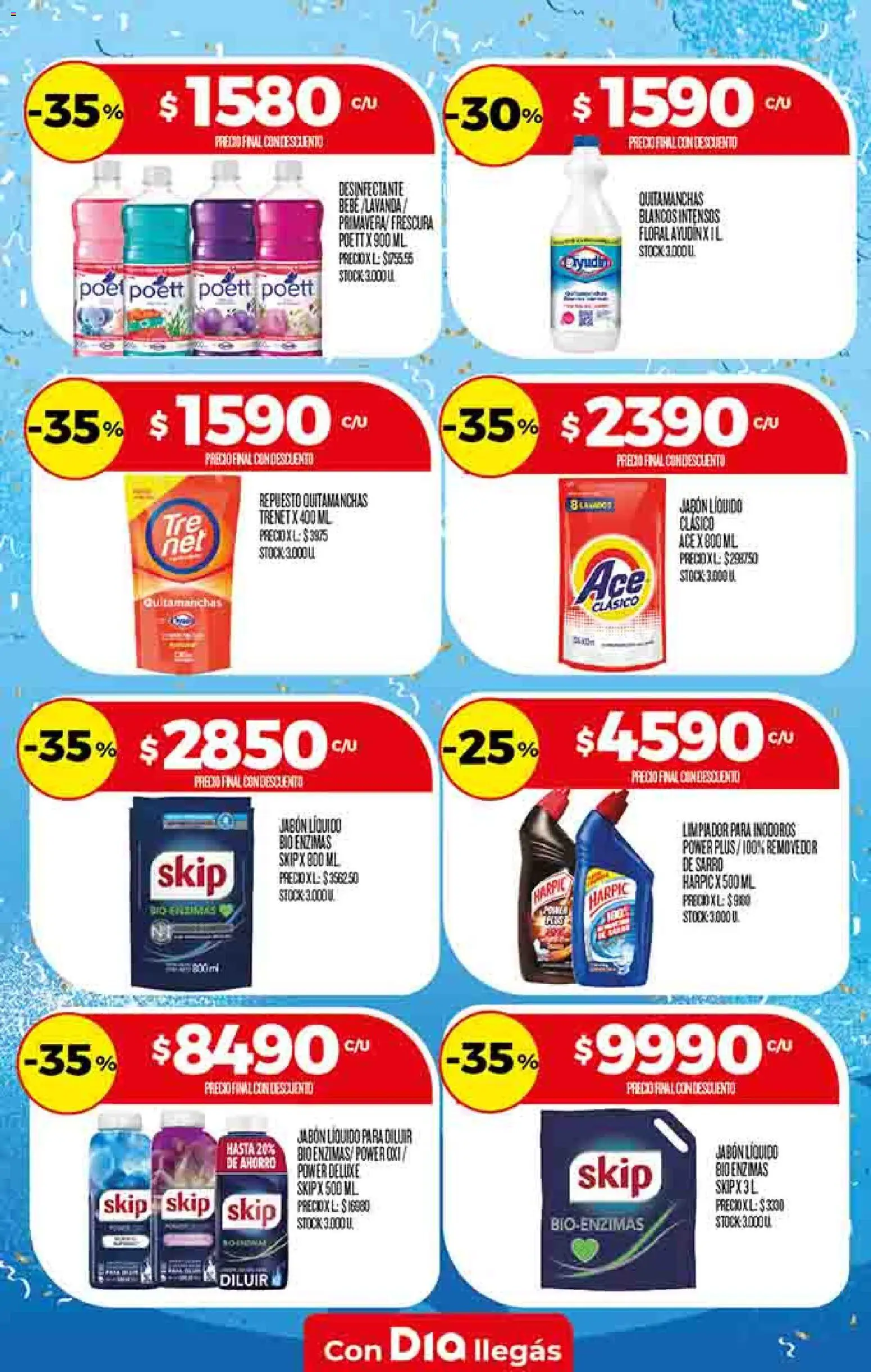 Supermercado DIA Ofertas │ válido desde el 10.06.2026 | Página: 24 | Productos: Desinfectante, Jabón líquido, Quitamanchas, Limpiador