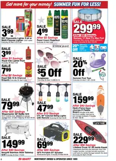 Preview of Bi-Mart weekly ads valid from 06/23/2026 | Page: 8 | Products: Lighter, Speaker, Grill, Kettle