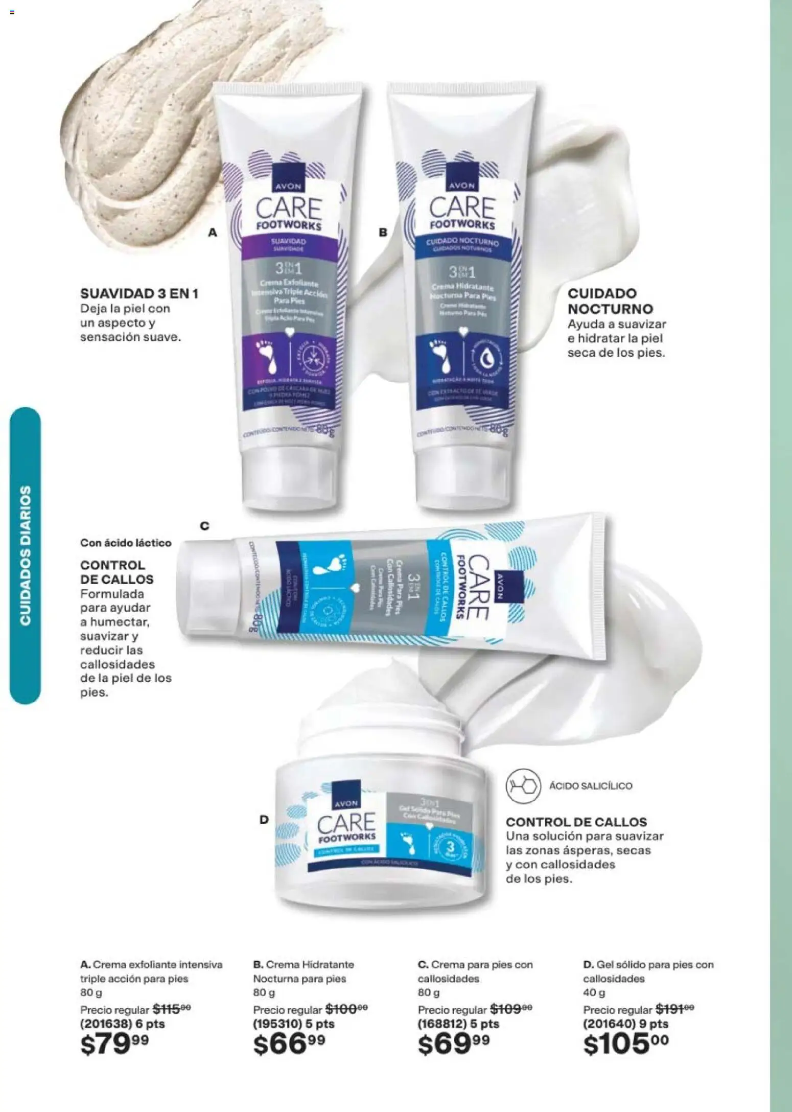 Nuevas ofertas de AVON válidas en toda la República Mexicana desde el 10/07/2026. ¡Encuentra las mejores ofertas en AVON campaña 11 2026! | Página: 136 | Productos: Crema, Exfoliante, Callos
