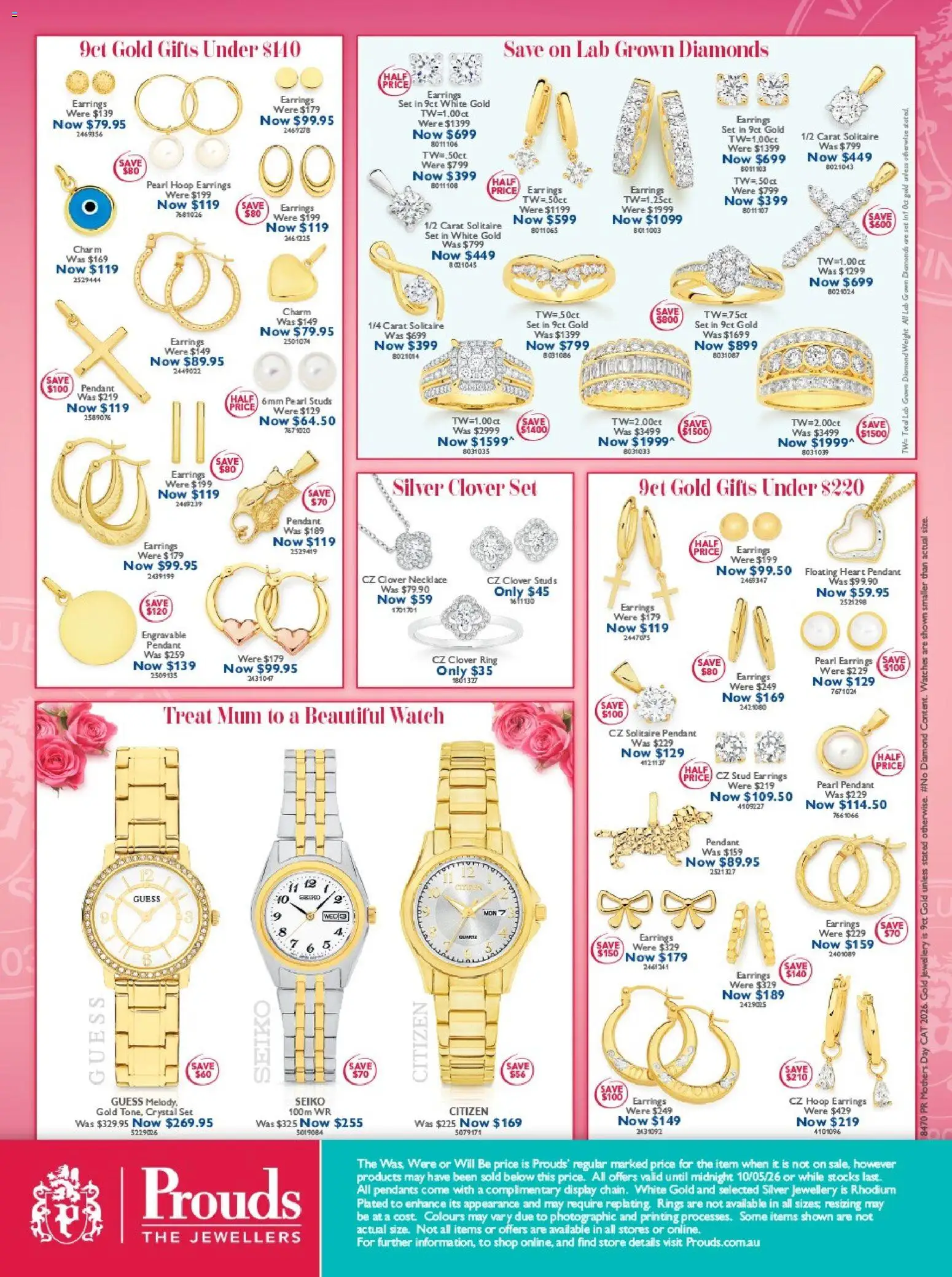 Prouds The Jewellers catalogue - valid from 13.04.2026 | Page: 16 | Products: Diamond, Pendant, Watch, Weight