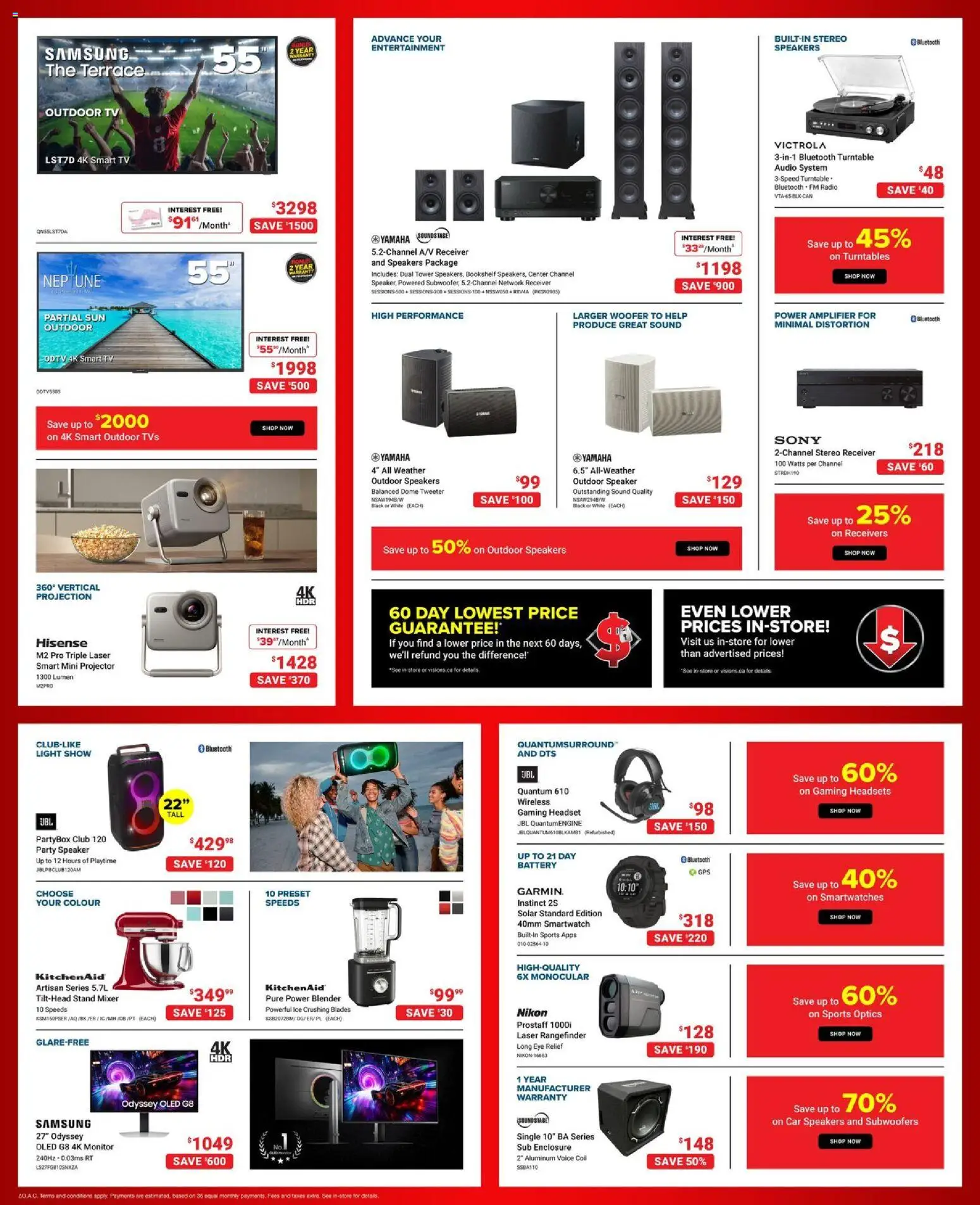 Visions flyer valid from Jun 26, 2026 | Page: 4 | Products: Tv, Speaker, Smartwatch, Battery