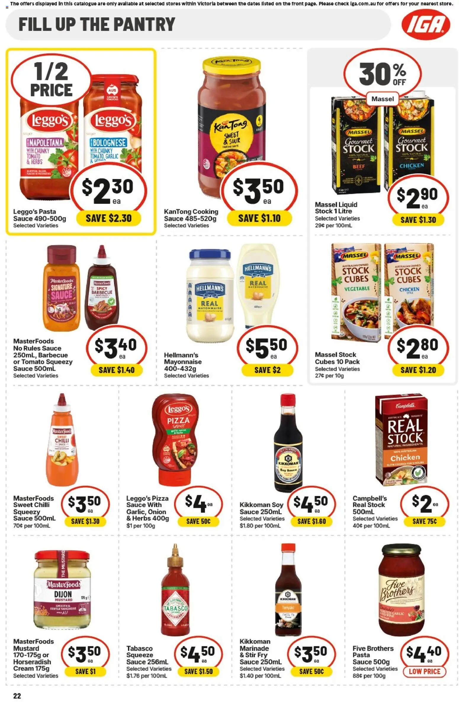 IGA catalogue - valid from 20.05.2026 | Page: 22 | Products: Wine, Beef, Mayonnaise, Chilli