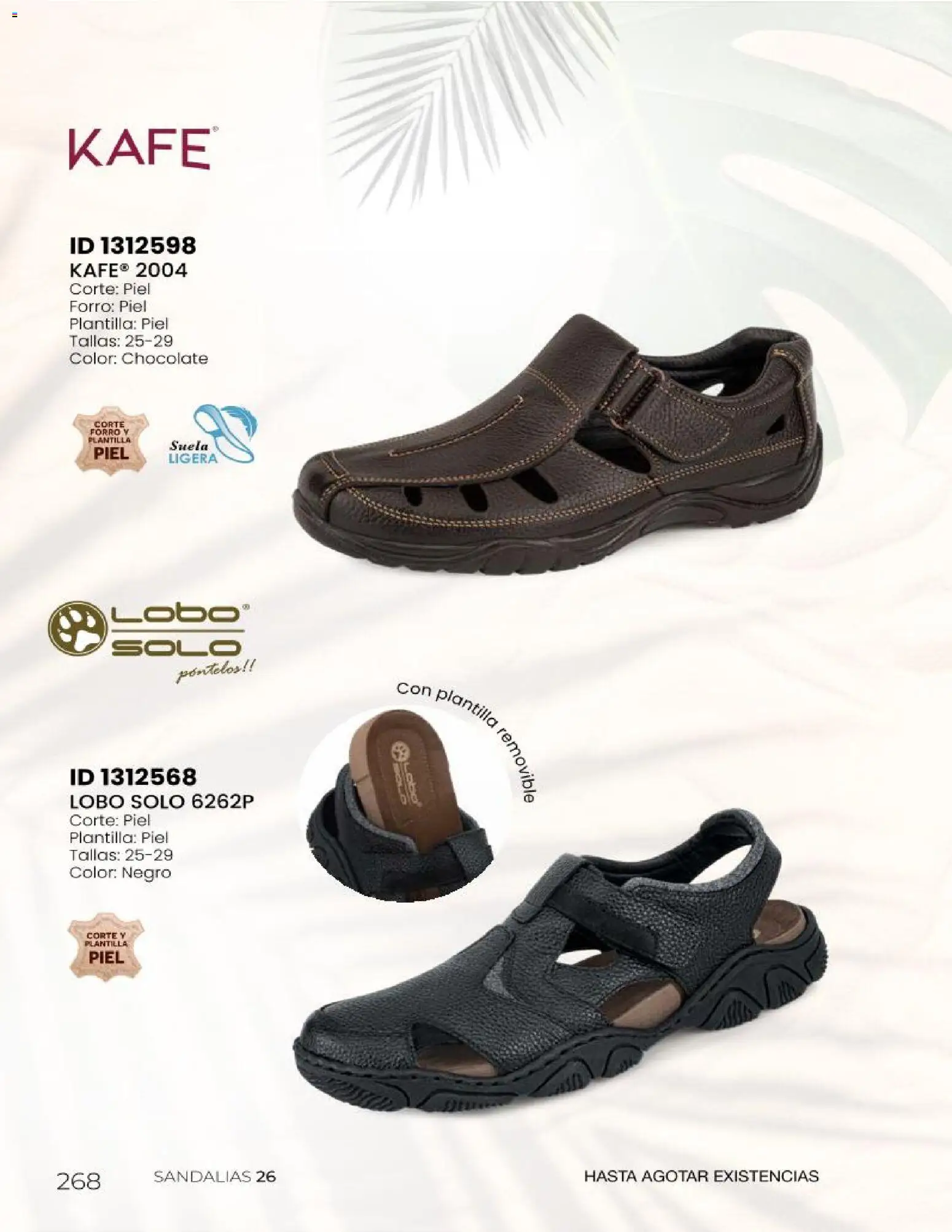 Nuevas ofertas de Price Shoes válidas en toda la República Mexicana desde el 23/06/2026. ¡Encuentra las mejores ofertas en Price Shoes catálogo Sandalias 2026! | Página: 268 | Productos: Chocolate, Sandalias